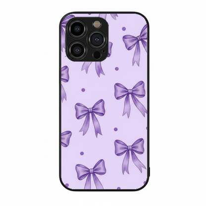 Ribbon Purple Hybrid METAL phone case