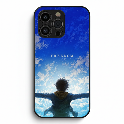 Sky-Bound Freedom Hybrid Metal Phone Case
