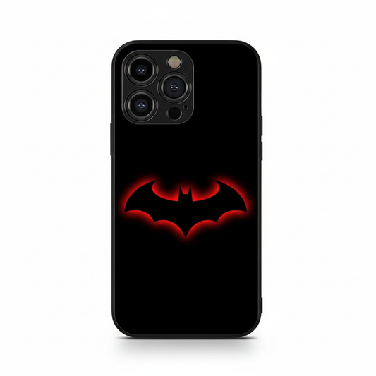 Glow-in-the-Dark Bat Metal Phone Case