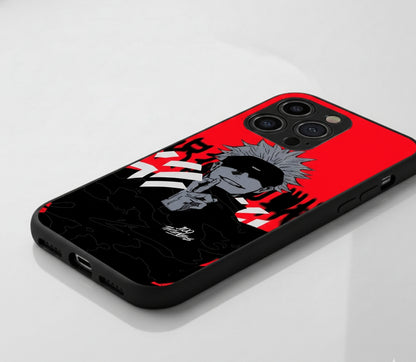 Jujutsu Kaisen character Satoru Gojo hybrid Metal Phone Case