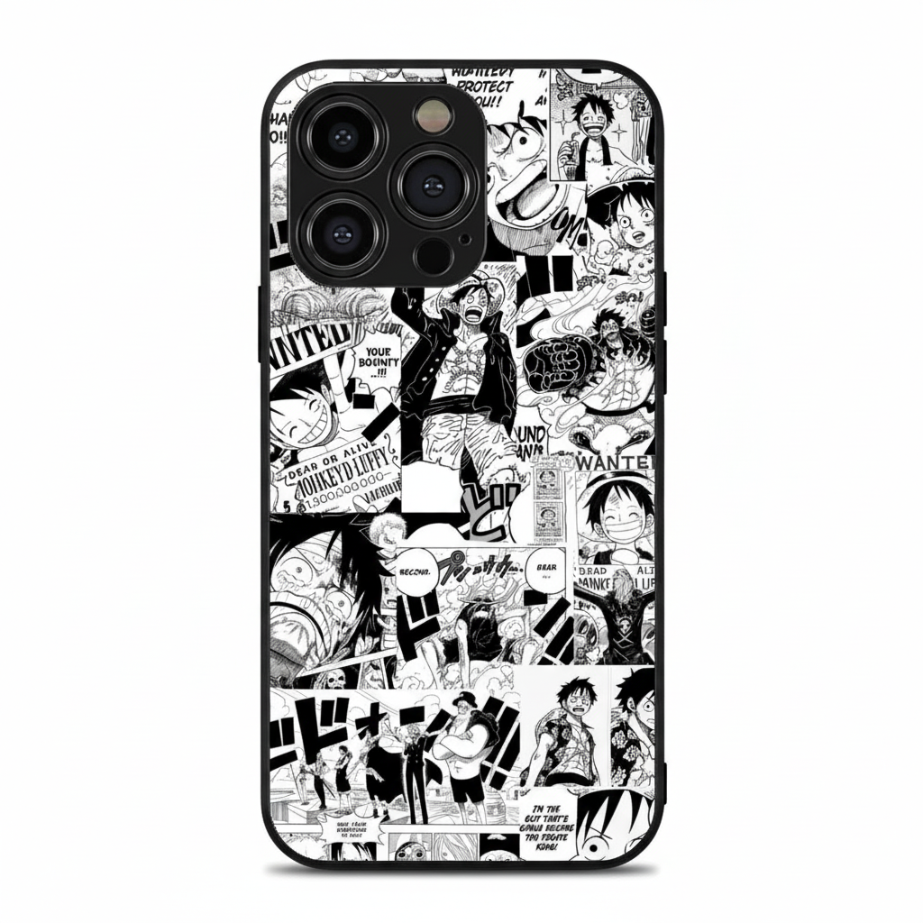 One Piece Manga Collage Metal Phone Case