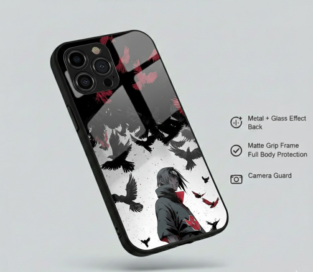 Itachi Uchiha 2. Hybrid Metal Phone Case