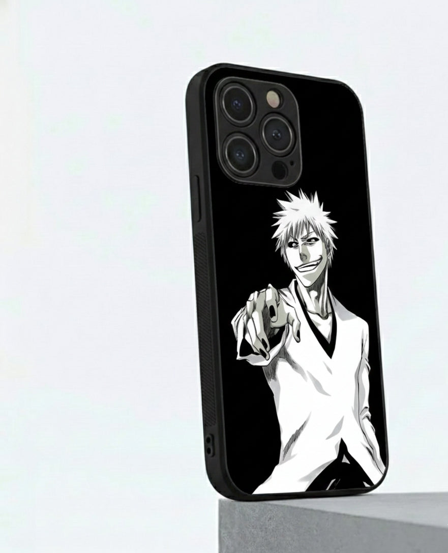 White hybrid Metal Phone Case