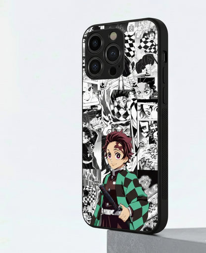 Demon Slayer Manga Panel Metal Phone Case