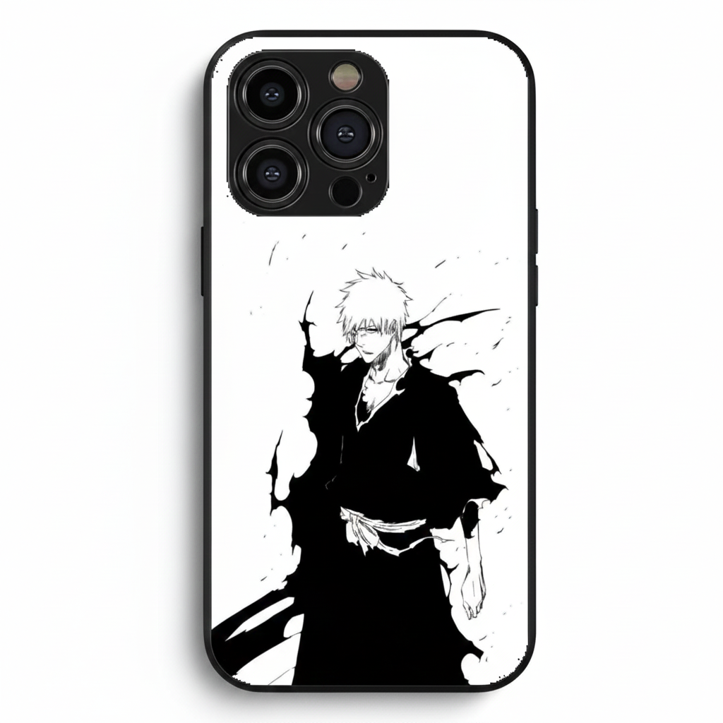 Ichigo Kurosaki | Bleach Black Metal Phone Case