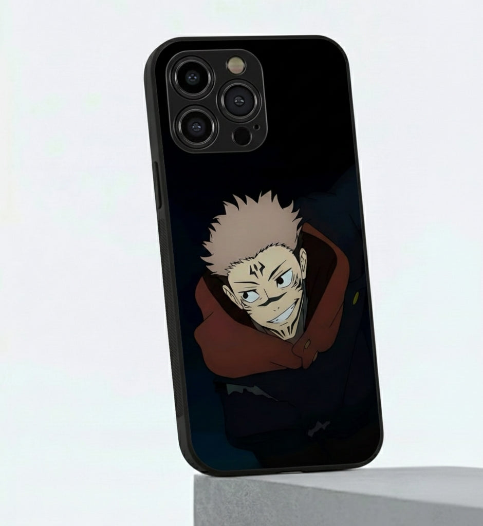 Ryomen Sukuna, the "King of Curses" hybrid Metal Phone Case
