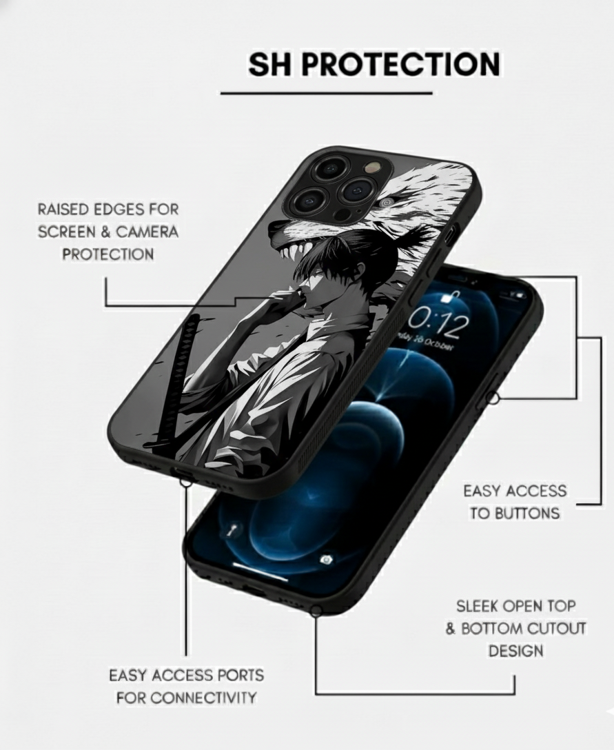 Kon Akira's Shadow Metal Phone Case