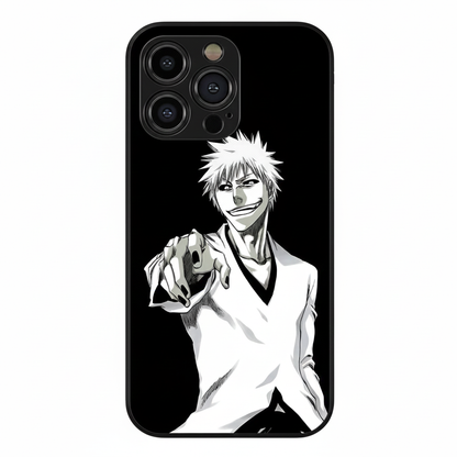 White hybrid Metal Phone Case